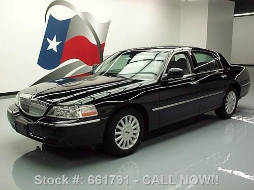 2005 lincoln town car signature limited leather only 8k texas direct auto