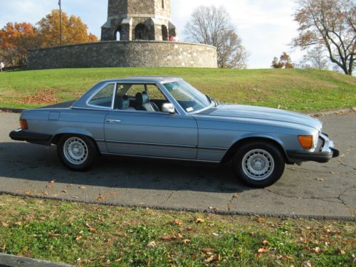 Super clean m-b 450 sl 35000 miles all service done 100% ready to drop top drive