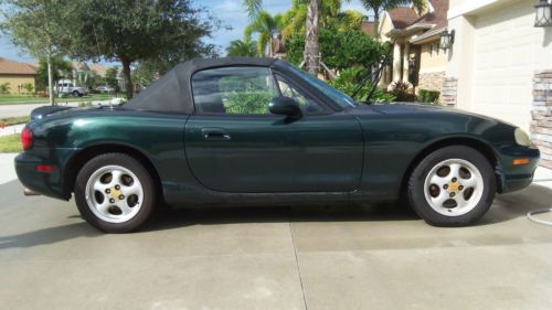 1999 mazda miata mx-5 1.8l a/c 2 door 5 speed daily driver strong engine