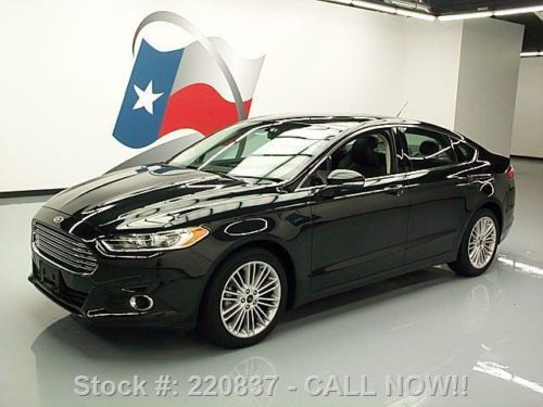 2013 ford fusion se ecoboost sunroof heated leather 16k texas direct auto