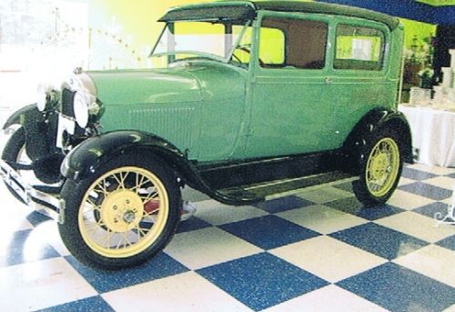 1928 ford model a tudor antique car