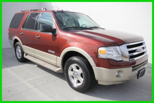 2008 ford expedition eddie bauer 5.4l v8 w/  pwr 3rd row/ htd&amp;a/c sts/ 1 owner