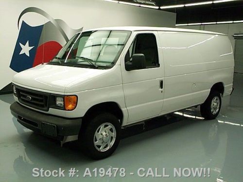 2004 ford e-250 cargo van 5.4l v8 tow hitch 61k miles texas direct auto