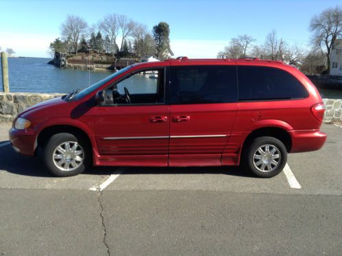 2004 chrysler town &amp; country limited  ramp van   ****no....reserve****