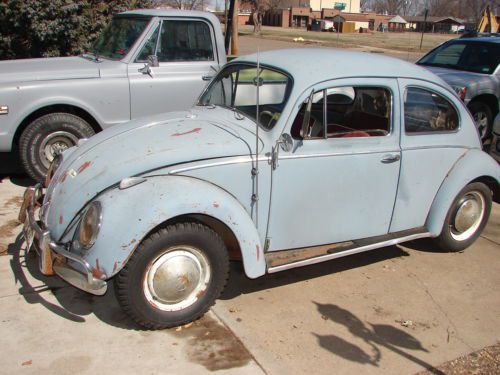 1959 vw beetle classic bug mostly complete needs total restoration l@@k