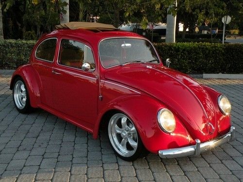1973 volkswagen beetle 4 speed manual leather fully restored over $20k invested