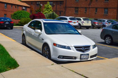 2008 white acura tl type-s - low mileage - orig owner - amazing and mint car