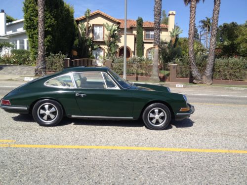 1968 porsche 911 t s sunroof matching# original californian car!no rust 2 owner