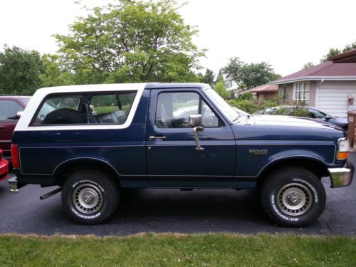 1992 ford bronco-very solid truck