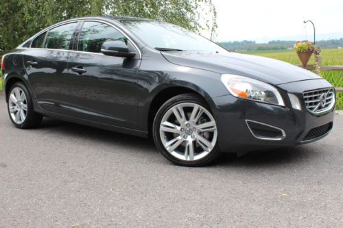 2012 volvo s60 t6 fully loaded awd hail damage salvage rebuildable no reserve