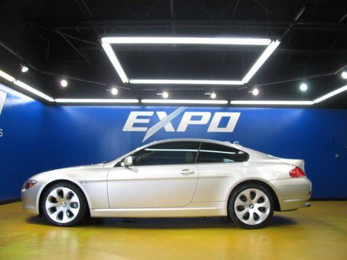 Bmw 645ci sport coupe navigation heated seats head up display cd changer pano