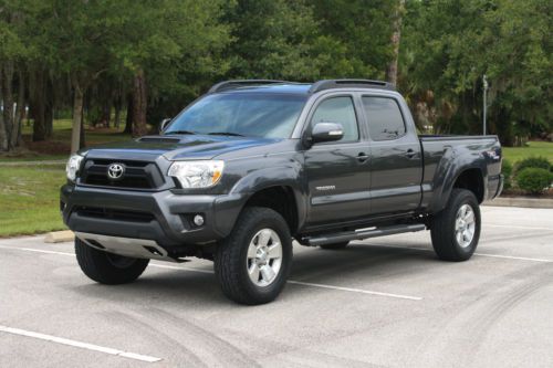 2013 tacoma double cab trd-sport 4x4 long bed camera lifted