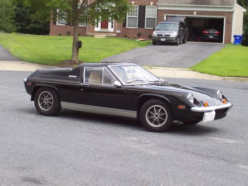 Unrestored lotus europa tcs, 5 speed, jps colors. they are original only once.
