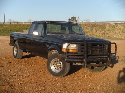 A rust free texas truck 1993 ford f-250 supercab 7.3 diesel 5 speed transmission