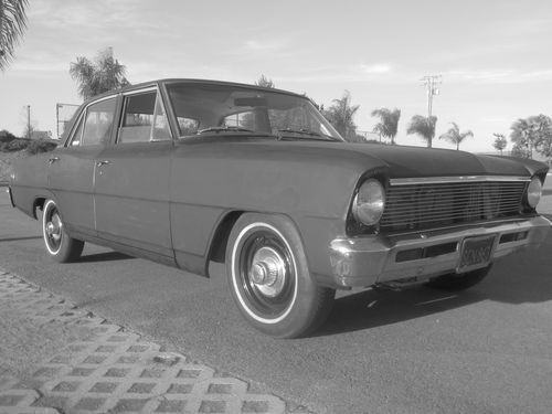 1966 chevy ii 400 nova original v8 car 18-22 mpg 305 th350 holley 600 4 door
