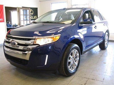 2013 ford edge limited sync rev-cam sony heated leather cd/usb/aux save $25,995