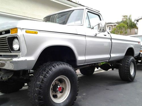 1976 ford f250 4x4 lifted 460 v8 automatic highboy 4wd 76