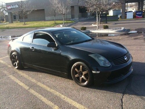 2003 infiniti g35 coupe, 6 speed, clean title, no reserve!!