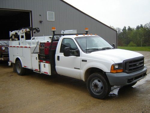 2000 ford f-450 mechanic's truck, service truck, utility truck, welder, 157k !!