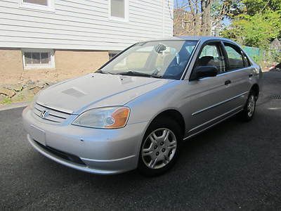 2001 honda civic lx 4dr**low reserve**warranty**very clean**no accidents