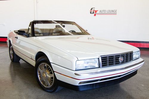 1992 cadillac allante convertible pearl white rare ca collector owned immaculate