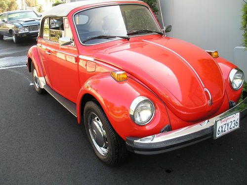 1979 vw beetle convertible survivor all original california car no rust
