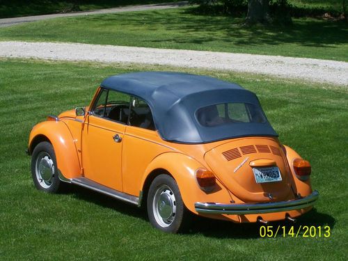 1973 volkswagen classic karman convertible...ready for summer fun &amp; fall sports!