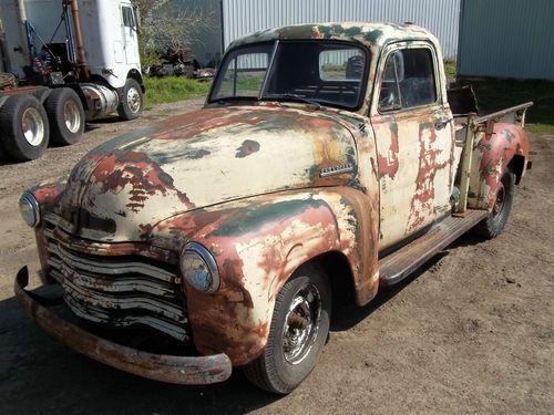 1952 chevy pick up truck rat rod barnfind 48 49 50 51 53 54 3100 project