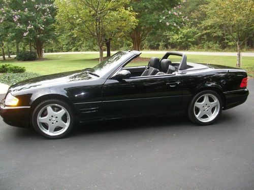 2002 mercedes sl500 convertible with removable hardtop ***very clean excellent