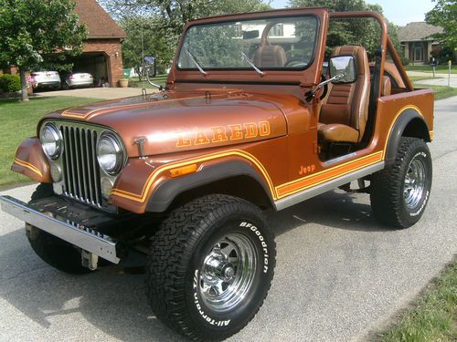 1982 jeep cj7 laredo copper metallic nutmeg clean original paint stunning !