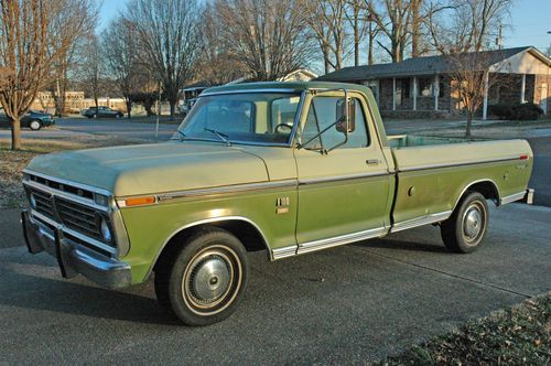 1974 ford f100 camper special pickup truck