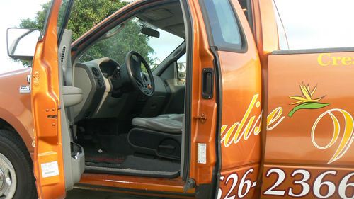 2005 ford f-150 xl triton standard cab pickup 2-door 4.6l, orange, 94k