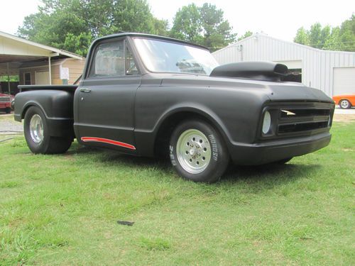 Chevy short bed step side must see hot rod cliped channeled door slamer lqqk!!!