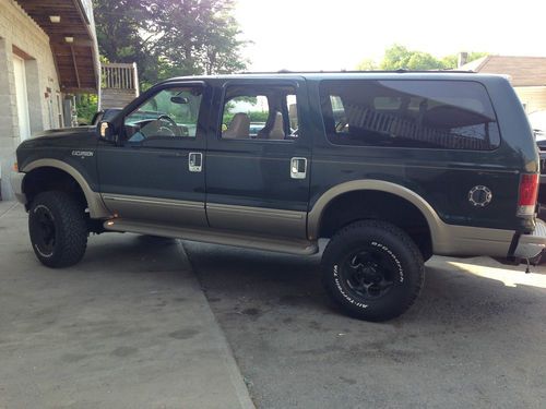 2002 ford excursion limited edition lifted with tires