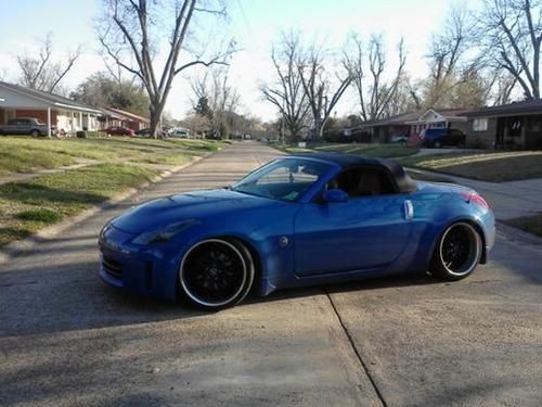 2007 nissan 350z convertible - wheels, exhaust, pioneer, bose, leather, manual.
