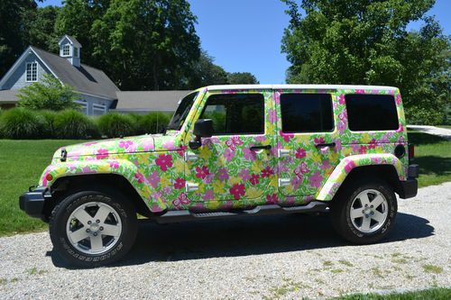 Lilly pulitzer wrapped jeep 2011 wrangler unlimited