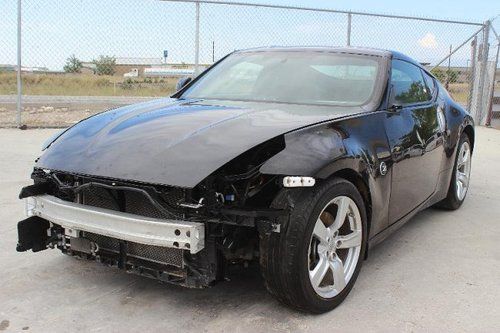 2011 nissan 370z coupe damaged salvage sporty theft recovery priced to sell l@@k