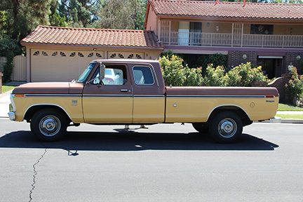 1975 ford f250 pickup with super cab and camper special package