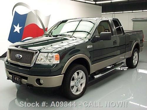 2006 ford f150 lariat supercab 4x4 leather sunroof 20's texas direct auto