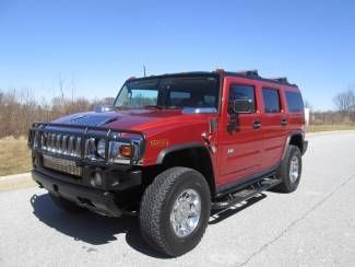 Hummer h2 loaded navigation leather 3rd row low miles heated seats clean car