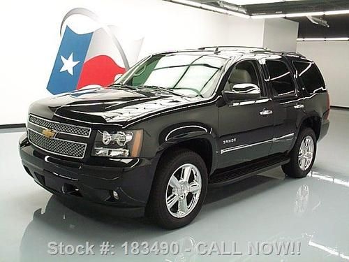 2013 chevy tahoe lt sunroof 8 pass htd leather 20's 4k texas direct auto