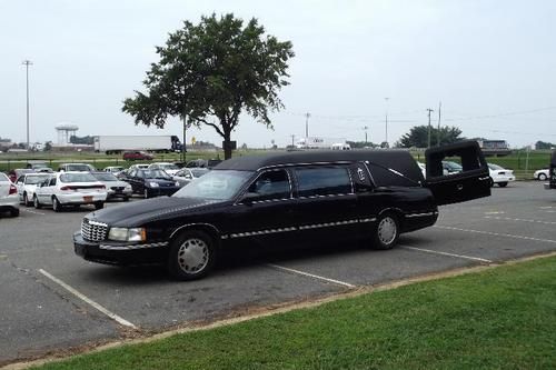 1999 cadillac black s&amp;s funeral hearse limo priced to sell will deliver