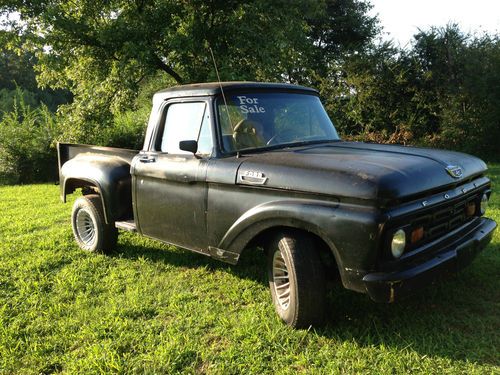 1964 ford f100 stepside truck project no reserve!
