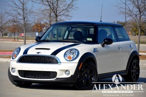Cooper s! black stripes! one owner! carfax certified! factory warranty! clean!