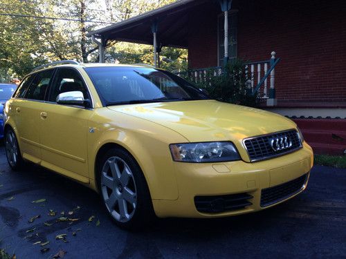 Audi s4 avant - 2004 - imola yellow - 340 hp v8 6mt