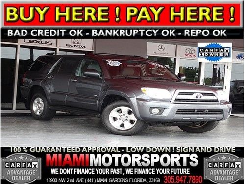 We finance '06 toyota suv sr5 clean carfax 1 owner running boards leather and ..