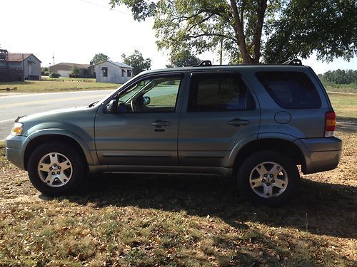 2006 ford escape limited single owner! leather, sun roof, towing pkg, roof rack