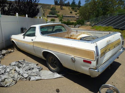 1972 ford ranchero gt original paint - needs restoration