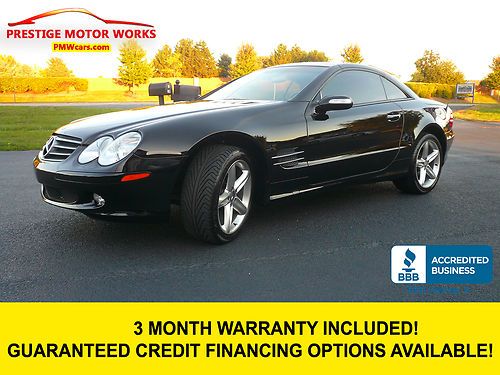 2004 mercedes-benz sl500 convertible 2-door 5.0l red leather! mint condition