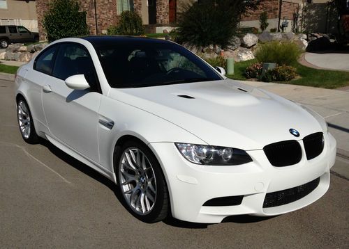 2012 bmw m3 coupe, white, dct, competition package, carbon roof, navigation